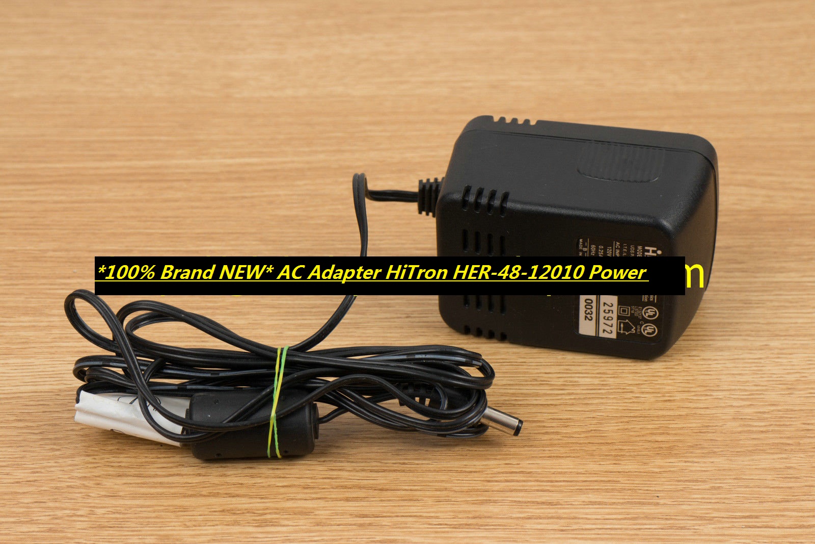 *100% Brand NEW* AC Adapter HiTron HER-48-12010 Power Supply - Click Image to Close